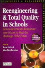 Tapa de Reengineering and total quality in schools