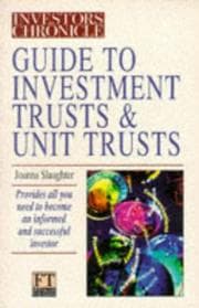 Tapa de "Investors Chronicle" Guide to Investment and Unit Trusts ("The Investor's Chronicle" Series)