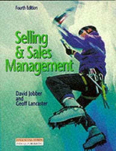 Tapa de Selling & Sales Management