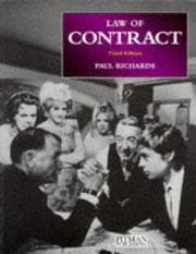 Tapa de Law of Contract