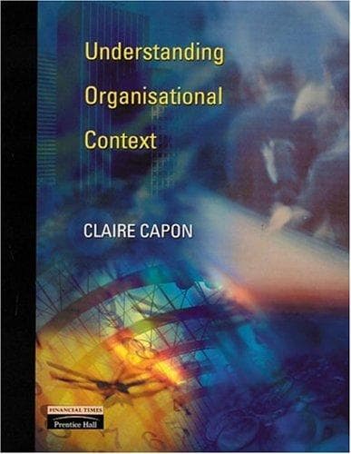 Tapa de Understanding Organisational Context