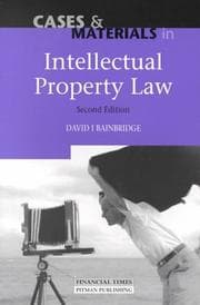 Tapa de Cases and Materials in Intellectual Property Law