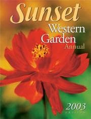 Tapa de Sunset Western Garden Annual 2003 (Western Garden Annual)