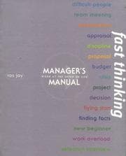 Tapa de Manager's Manual (Thinking Fast)