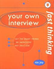 Tapa de Fast Thinking: Your Own Interview