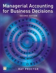 Tapa de Managerial accounting for business decisions