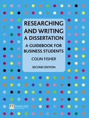 Tapa de Researching and Writing a Dissertation