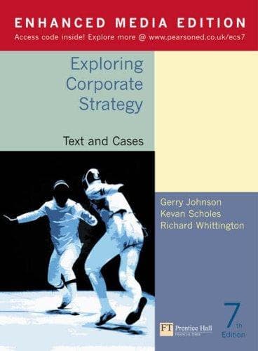 Tapa de Exploring Corporate Strategy