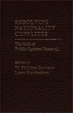 Tapa de Resolving Nationality Conflicts