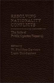 Tapa de Resolving Nationality Conflicts