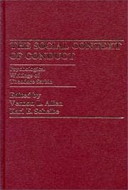 Tapa de Social Context of Conduct