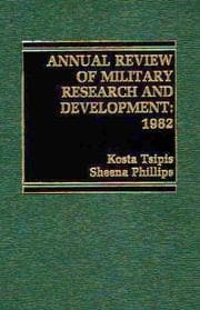 Tapa de Annual Review of Military Research and Development, 1982