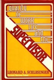 Tapa de Quality of work life and the supervisor