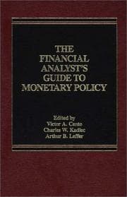 Tapa de The Financial analyst's guide to monetary policy