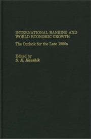Tapa de International Banking and World Economic Growth