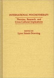 Tapa de International Psychotherapy
