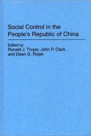 Tapa de Social control in the People's Republic of China