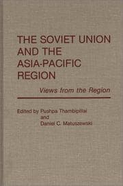 Tapa de The Soviet Union and the Asia-Pacific Region