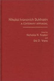 Tapa de Nikolai Ivanovich Bukharin