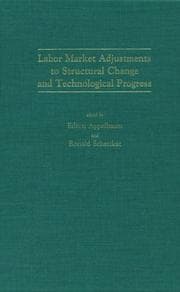 Tapa de Labor market adjustments to structural change and technological progress