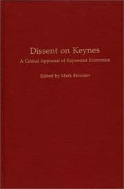 Tapa de Dissent on Keynes