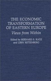 Tapa de The Economic transformation of Eastern Europe