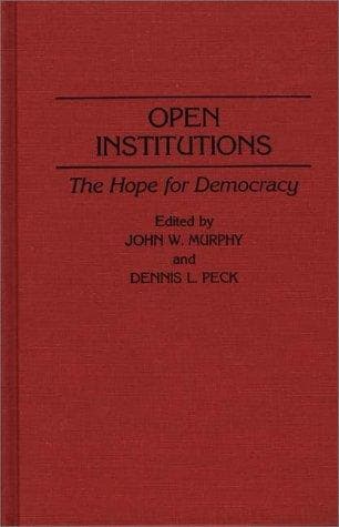 Tapa de Open institutions