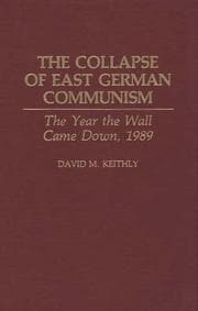 Tapa de The collapse of East German communism