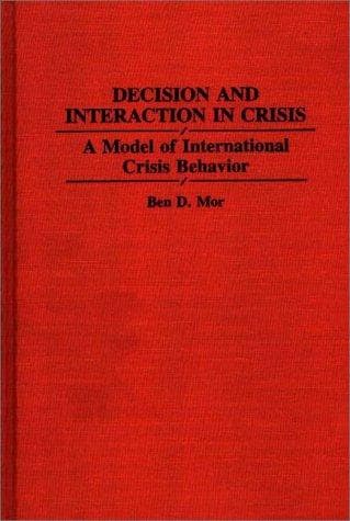 Tapa de Decision and interaction in crisis
