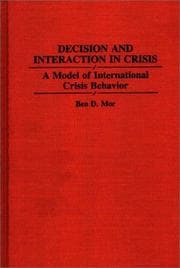 Tapa de Decision and interaction in crisis