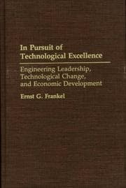 Tapa de In pursuit of technological excellence