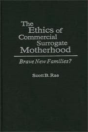 Tapa de The ethics of commercial surrogate motherhood