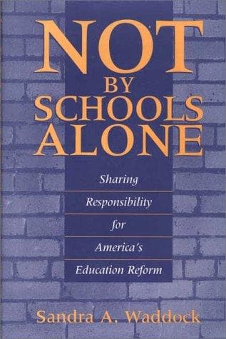 Tapa de Not by schools alone