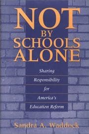 Tapa de Not by schools alone