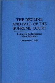Tapa de The decline and fall of the Supreme Court