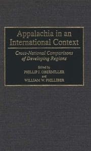 Tapa de Appalachia in an international context