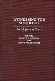Tapa de Witnessing for sociology