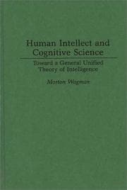 Tapa de Human intellect and cognitive science