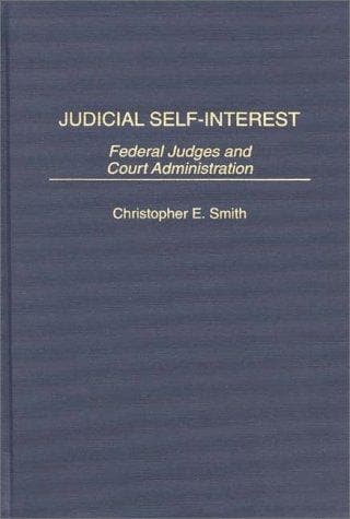 Tapa de Judicial self-interest