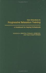 Tapa de New Directions in Progressive Relaxation Training