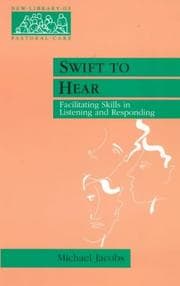 Tapa de Swift to Hear (New Library of Pastoral Care)