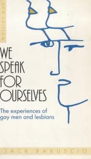 Tapa de We speak for ourselves