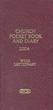 Tapa de Church Pocket Book and Diary 2004 Blue