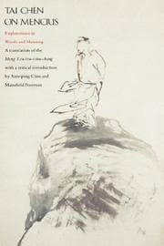 Tapa de Tai Chen on Mencius