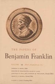Tapa de The Papers of Benjamin Franklin, Vol. 29: Volume 29