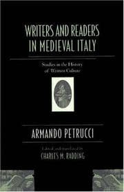 Tapa de Writers and readers in medieval Italy