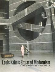 Tapa de Louis Kahn's Situated Modernism