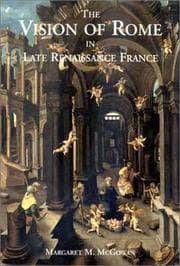 Tapa de The vision of Rome in late Renaissance France