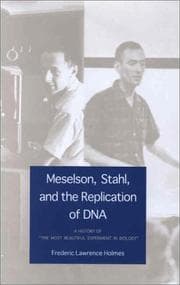 Tapa de Meselson, Stahl, and the Replication of DNA