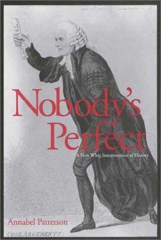 Tapa de Nobody's perfect